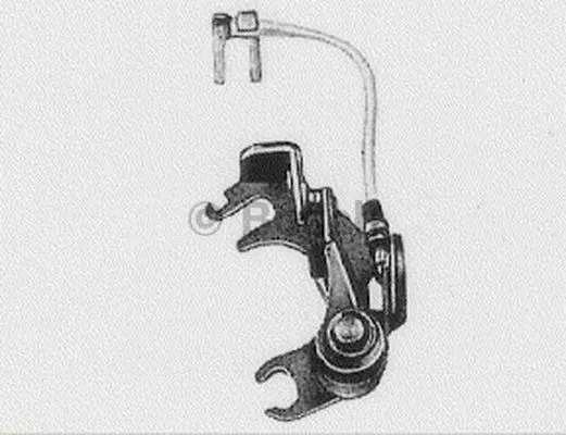 Контакти переривача DAIHATSU CHARADE I, CHARADE II, CUORE I, HIJET, ROCKY MITSUBISHI COLT I NISSAN CHERRY III, MICRA I, PICK UP, PRAIRIE, STANZA, URVAN, VANETTE 0.5-4.2 04.70-06.98 BOSCH 1 987 231 000 (фото 1)