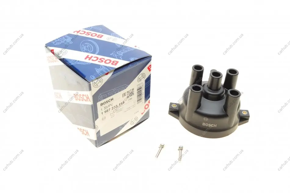 Кришка розподільника запалювання Mazda 323/626 1.3-1.8 86-93 BOSCH 1 987 233 118 (фото 1)
