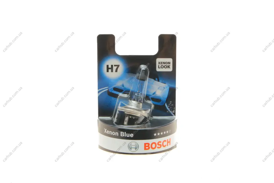 Лампа (упаковка-блістер 1шт) H7 12В 55Вт PX26D Xenon Blue BOSCH 1 987 301 013 (фото 1)