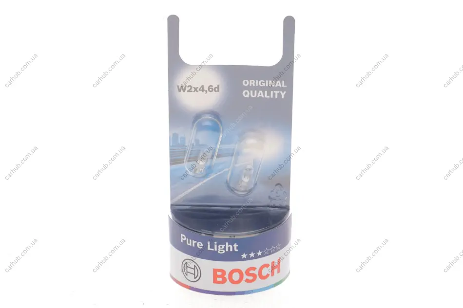 Лампа панелі приладів (упаковка-блістер 2шт) PBT5 12В 1,2Вт Pure Light BOSCH 1 987 301 024 (фото 1)
