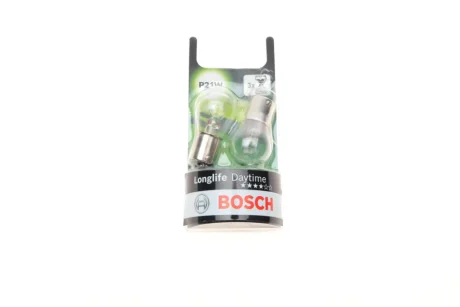 Лампа (упаковка-блістер 2шт) P21W 12В 21Вт BA15S основна лампа Longlife Daytime BOSCH 1 987 301 050