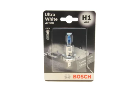 Лампа (упаковка-блістер 1шт) H1 12В 55Вт P14,5S Ultra White 4200K BOSCH 1 987 301 088