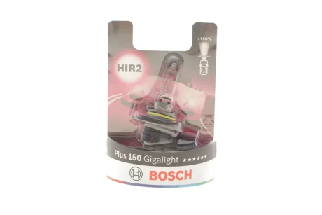 Автолампа HIR2 12V 55W PX22d Plus 150 Gigalight BOSCH 1 987 301 139