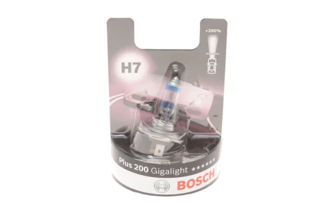 Лампа (упаковка-блістер) H7 12В PX26D Gigalight BOSCH 1 987 301 145