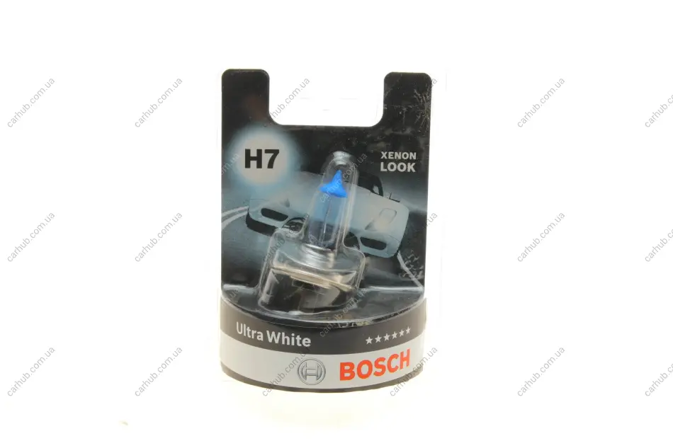 Лампа (упаковка-блістер 1шт) H7 12В 55Вт PX26D Ultra White 4200K BOSCH 1 987 301 153 (фото 1)