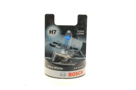 Лампа (упаковка-блістер 1шт) H7 12В 55Вт PX26D Ultra White 4200K BOSCH 1 987 301 153