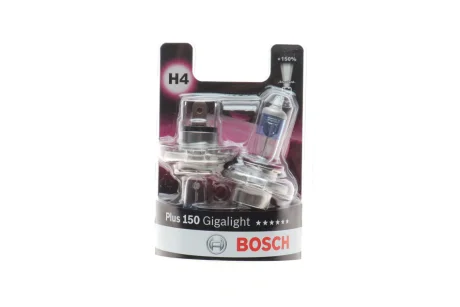 Автолампа H4 12V 60/55W P43t Plus 150 Gigalight DBL BOSCH 1 987 301 430