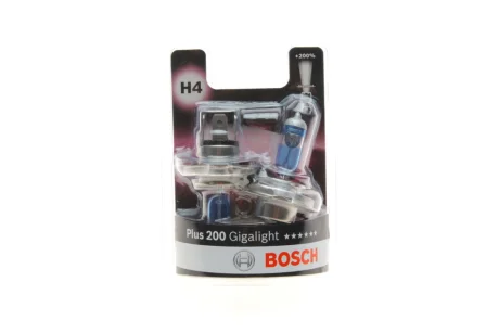 Лампа (упаковка-блістер) H4 12В 60/55Вт P43T Gigalight BOSCH 1 987 301 435