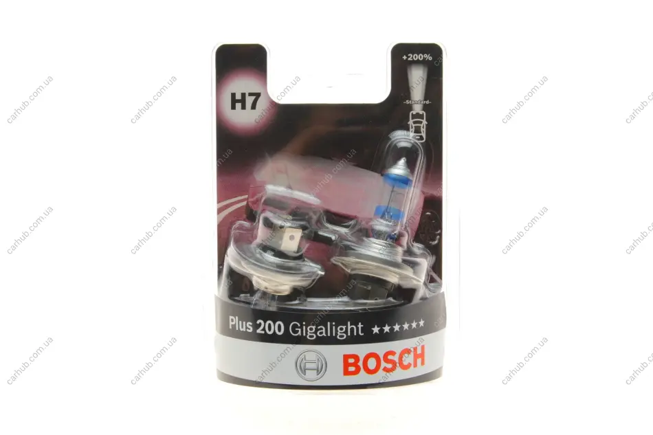 Лампа (упаковка-блістер) H7 12В 55Вт PX26D Gigalight BOSCH 1 987 301 436 (фото 1)