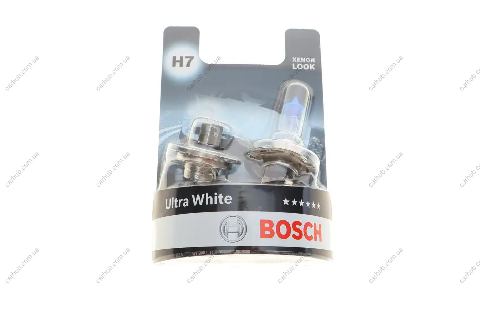 Лампа (Набір 2шт) H7 12В 55Вт PX26D Ultra White, Білий 4200K BOSCH 1 987 301 441 (фото 1)