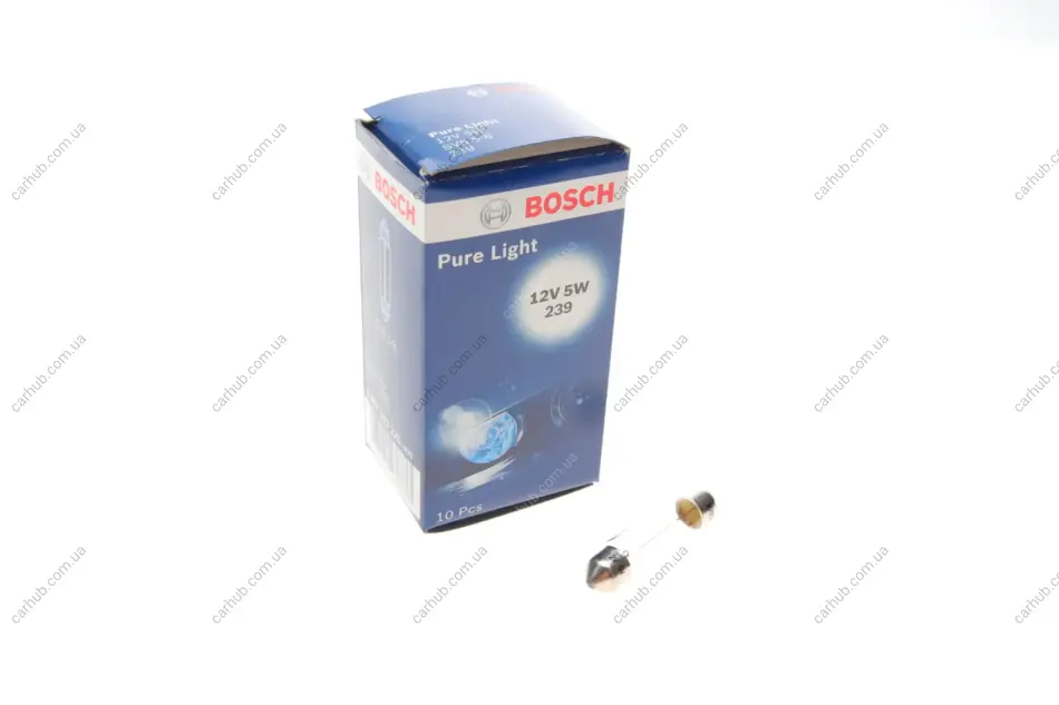 Лампа C5W Pure Light (відпуск., 5Вт) BOSCH 1 987 302 225 (фото 1)