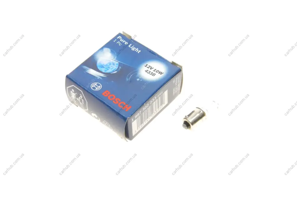 Лампа (картон 1шт) H10W 12В 10Вт Pure Light BOSCH 1 987 302 233 (фото 1)