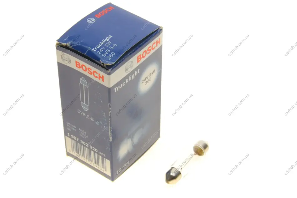 Автолампа 24V 5W SV8.5-8 (Знято з постачання) BOSCH 1 987 302 520 (фото 1)