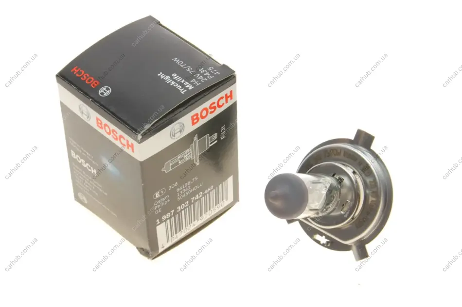 Автолампа H4 24V 75/70W P43t Trucklight Maxlife BOSCH 1 987 302 742 (фото 1)