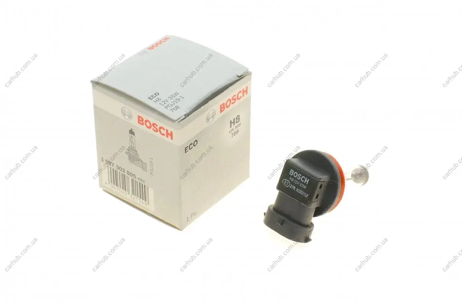 Автолампа H8 12V 35W PGJ19-1 Eco WS BOSCH 1 987 302 805 (фото 1)