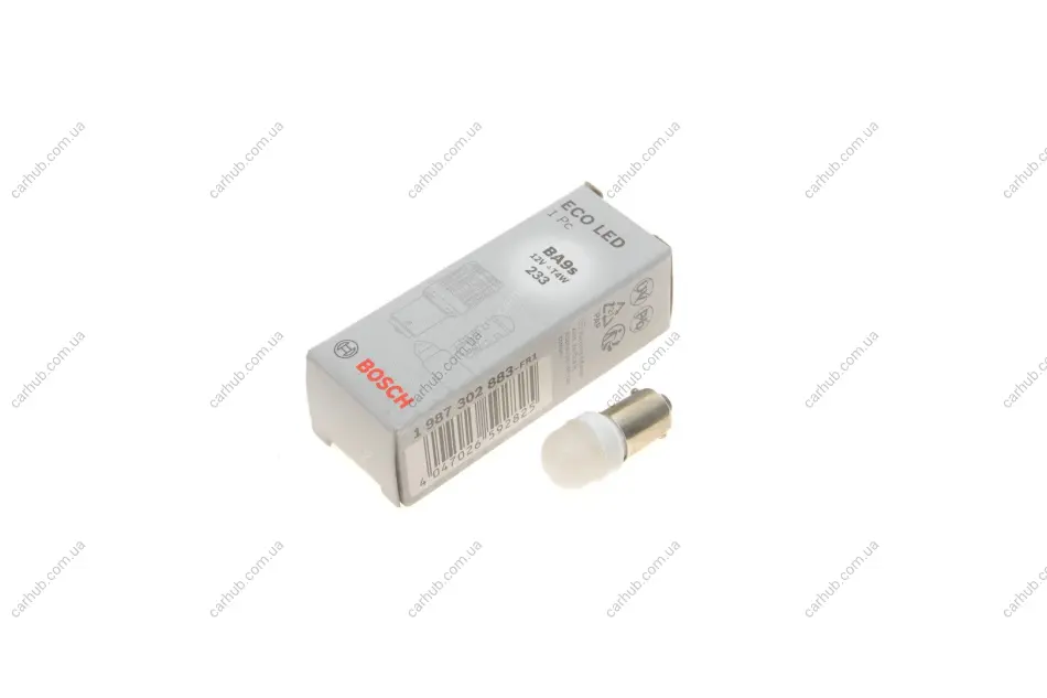 Автолампа T4W 12V 1W BA9s Eco LED WS знято з постачання BOSCH 1 987 302 883 (фото 1)