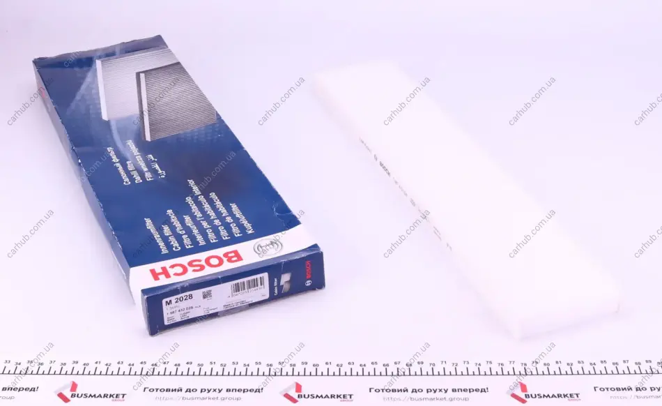 Фільтр салону FORD GALAXY I, GALAXY MK I SEAT ALHAMBRA VW SHARAN 1.8-2.8 03.95-03.10 BOSCH 1 987 432 028 (фото 1)