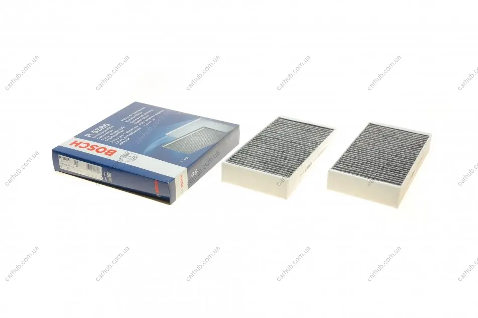Фільтр салону MB ML-class (W164)/GL-class (X164) 05-12 (вугільний) (к-кт 2шт.) BOSCH 1 987 435 585 (фото 1)