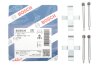 Фото 2 - монтажний к-кт гальмівних колодок BOSCH 1987474128 Монтажний к-кт гальмівних колодок BOSCH 1987474128 (фото 2)