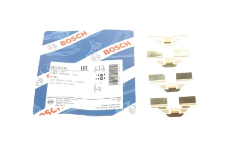 Планка супорта (переднього/заднього) прижимна (к-кт) Peugeot Partner 1.4-2.0HDi 00- (TRW) BOSCH 1 987 474 253