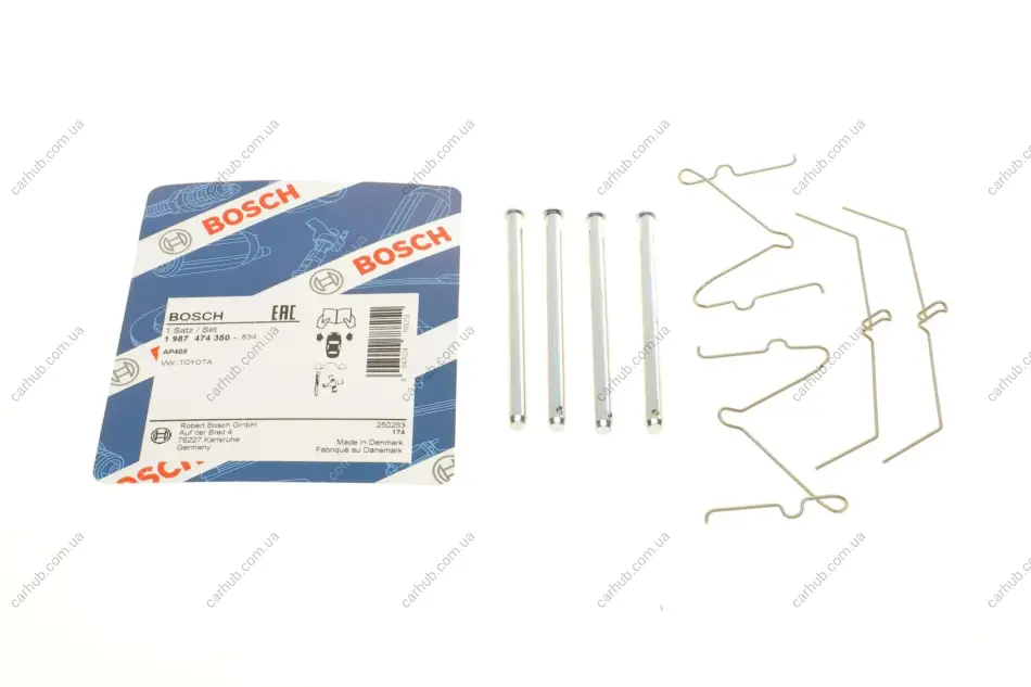 Планка супорта (переднього) притискна (к-кт) Toyota Land Cruiser 97- BOSCH 1 987 474 350 (фото 1)
