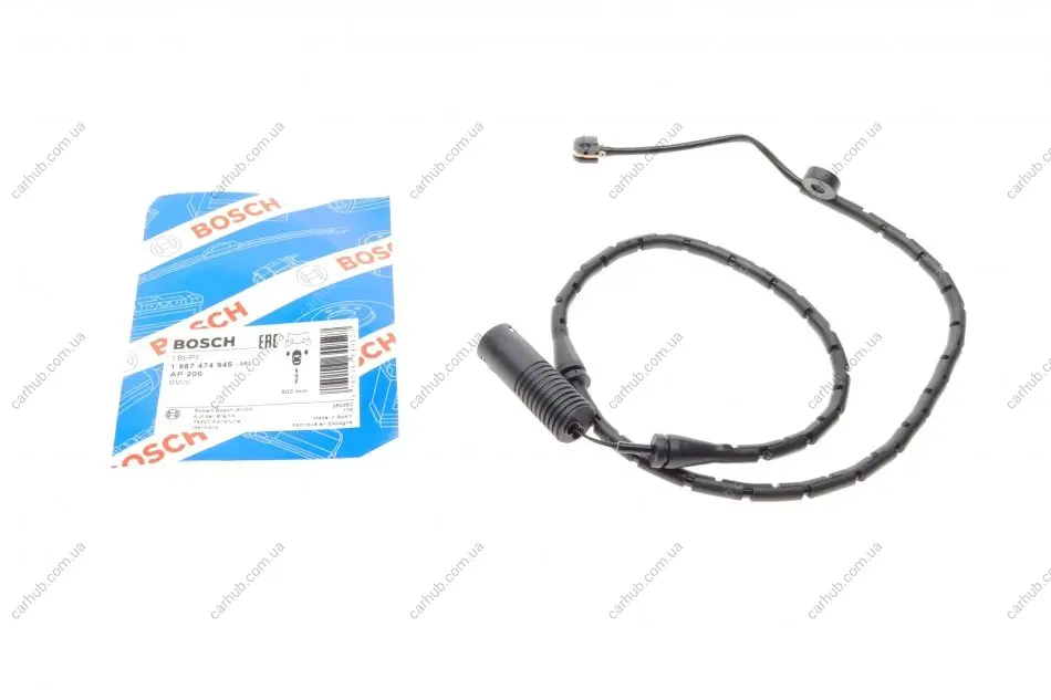 Датчик зносу гальмівних колодок (передніх) BMW X5 (E53) 00-06 (L=800mm) BOSCH 1 987 474 945 (фото 1)