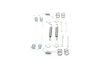 Комплект пружинок колодок ручника Renault Megane I -03 BOSCH 1 987 475 101 (фото 2)