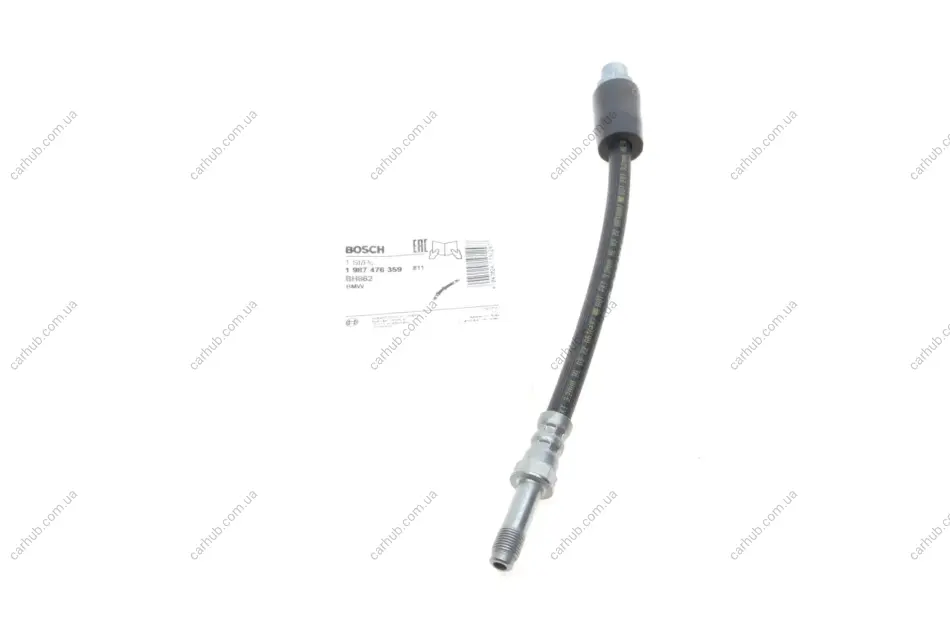 Шланг гальмівний (задній) BMW 3 (E90/F30/F80)/X1 (E84) 04-19 (L=221mm) N20/N43/N44/N46/N52/N55 BOSCH 1 987 476 359 (фото 1)