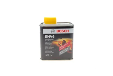 Рідина гальмівна DOT3/DOT4/DOT5.1 ENV6 (0.5L) BOSCH 1 987 479 206