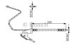 Тормозной шланг (задний) Opel Astra G/H/Combo 98- (L) (L=225mm) BOSCH 1 987 481 161 (фото 1)