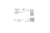 Трос ручника (задній) (L) Toyota Rav 4 III 06-13 (L=1882mm) BOSCH 1 987 482 567 (фото 2)