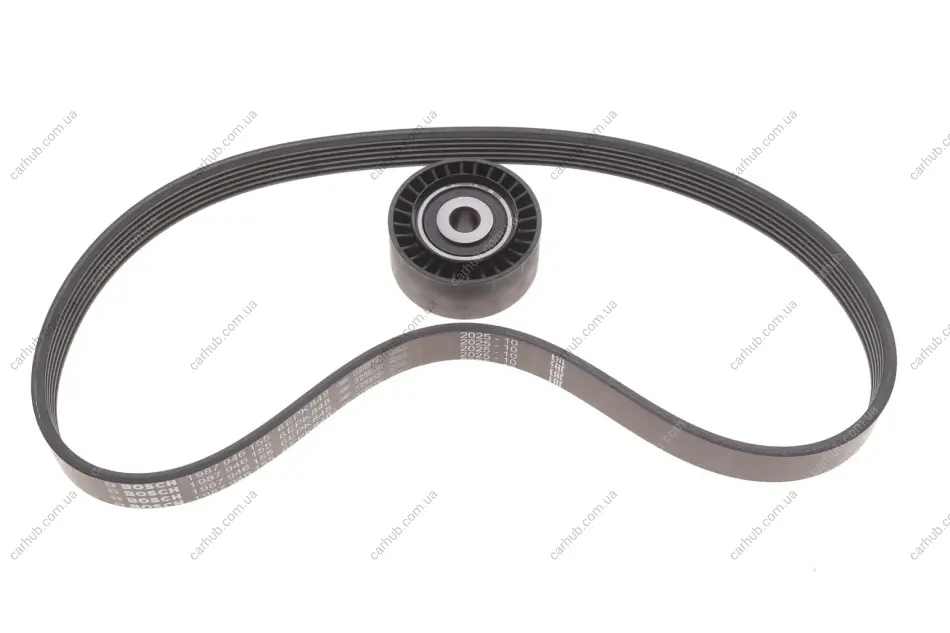 Комплект ременя генератора Citroen C1/C3/C4/Peugeot 108/208/308 1.0/1.2 12- (6PK848) BOSCH 1 987 600 722 (фото 1)