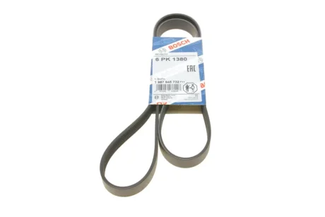 Ремінь генератора Opel Zafira/Astra H 1.9 CDTI 04-15/Chevrolet Aveo 1.4 11- (6PK1380) BOSCH 1 987 945 732