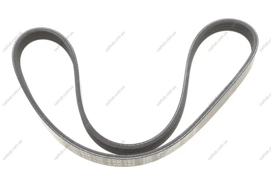 Ремінь генератора Opel Agila 1.0/1.2 08-14/Suzuki Swift 1.2 10-/Honda Integra 1.8Type-R 97-01 (4PK763) BOSCH 1 987 945 739 (фото 1)