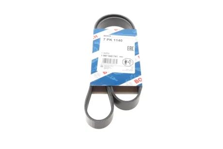 Ремінь генератора Nissan Micra/Note 1.6i 05- (7PK1140) BOSCH 1 987 945 741