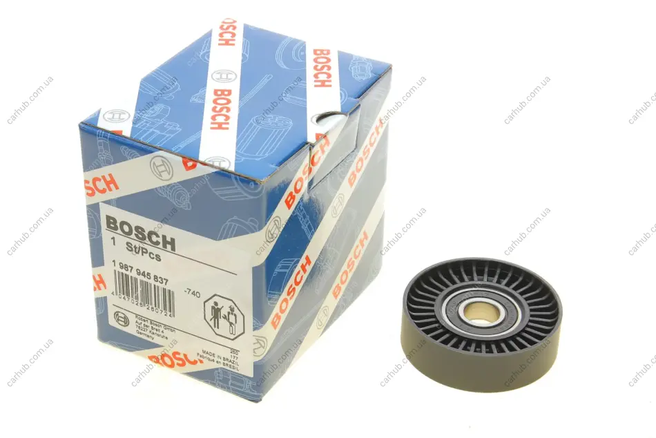 Ролик генератора MB A-class/Vaneo 1.5-2.0/1.7-2.0CDI 97-, M166/M266/OM640/OM668 BOSCH 1 987 945 837 (фото 1)