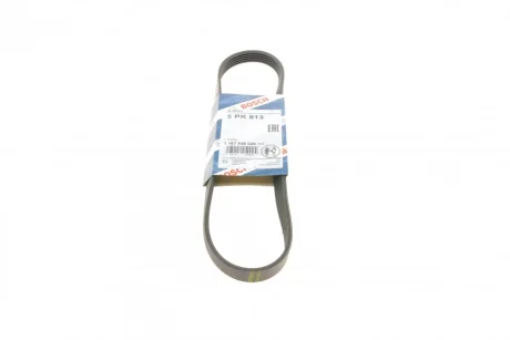 Поліклиновий ремінь (5PK813) ALFA ROMEO 155, 164 BMW 3 (E46), 5 (E39), 7 (E38), X5 (E53) CITROEN BERLINGO, ZX LAND ROVER RANGE ROVER III 1.1-3.0D 03.91-08.12 BOSCH 1 987 946 026