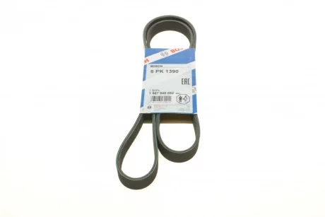 Ремінь генератора поліклиновий Citroen Berlingo 1.9D 98- (6PK1390) BOSCH 1 987 946 052