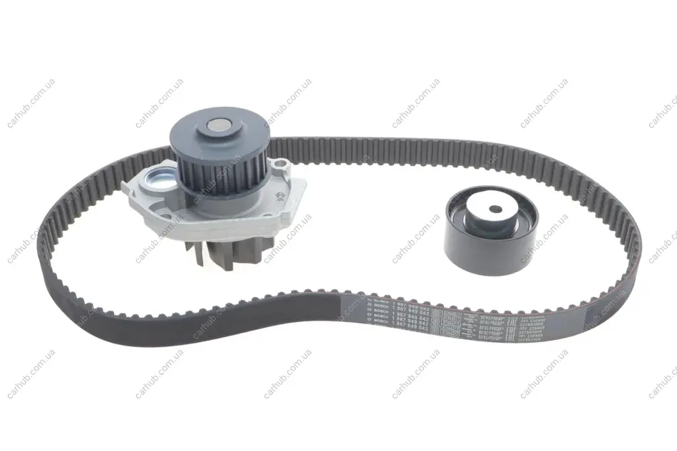 Комплект ГРМ + помпа Fiat Doblo/Palio/Panda/Punto/Stilo/Tipo/Opel Combo 1.4i 10- (22x124z) BOSCH 1 987 946 387 (фото 1)
