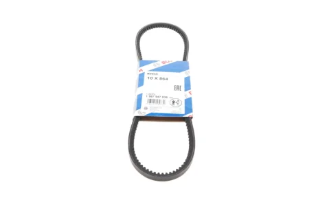 Ремінь генератора VW Jetta 1.6/1.8 82-92/Seat Toledo 1.6-2.0 91-99/Ford Transit 2.0 77-86 (10x864) BOSCH 1 987 947 636