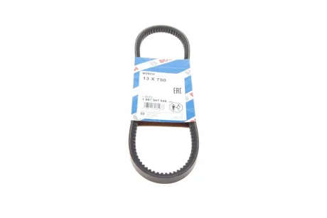 Ремінь генератора Fiat Tipo/Mitsubishi Pajero 2.0i/2.6 83- (13x750) BOSCH 1 987 947 648