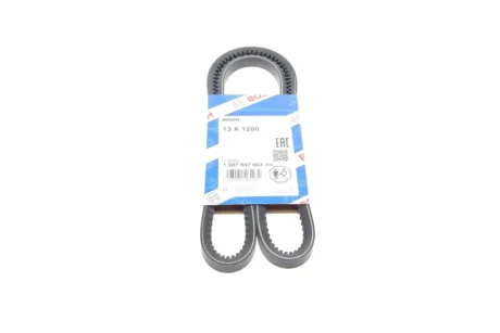 Ремінь генератора Toyota Hilux/Land Cruiser 2.4D 88-02/Ford Sierra 2.8 87-88 (13x1200) BOSCH 1 987 947 663