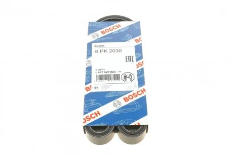 Ремінь генератора MB Vito (W447) 2.2CDI 14- (6PK2030) BOSCH 1 987 947 823