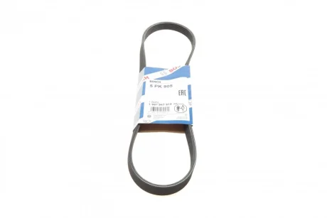 Поліклиновий ремінь (5PK905) BMW 3 (E36), 5 (E34), 5 (E39), 7 (E38), Z3 (E36) FIAT CROMA, TEMPRA, TIPO LANCIA DEDRA, DELTA II MITSUBISHI LANCER VII TOYOTA COROLLA 1.3-3.2 08.87-12.13 BOSCH 1 987 947 914