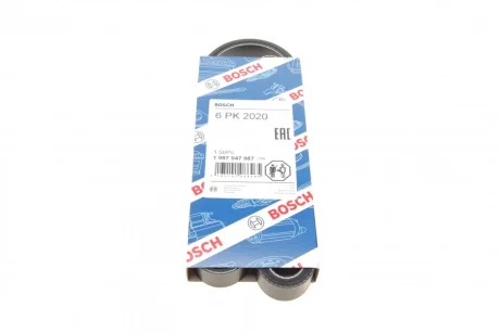 Ремінь генератора MB Vito/Sprinter 95-06 OM601 (6PK2020) BOSCH 1 987 947 987