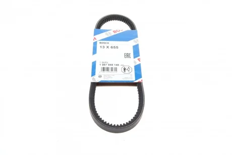 Ремінь генератора Hyundai Elantra/Lantra II 1.6-2.0 16V 96-02 (13x655) BOSCH 1 987 948 146