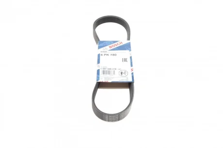 Ремінь генератора VW Polo/Skoda Fabia 1.9SDI/TDI 01-12 (6PK780) BOSCH 1 987 948 318