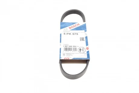 Ремінь генератора Ford Mondeo I/II 1.8TD 93-00 (5PK575) BOSCH 1 987 948 354