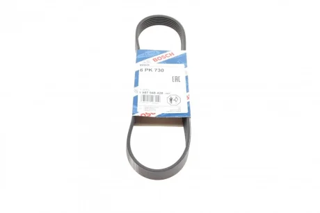 Ремінь генератора Citroen Berlingo/Fiat Ducato/Peugeot Boxer/Expert 1.9 D/TD 96-03 (6PK730) BOSCH 1 987 948 428