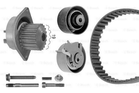 Комплект ГРМ + помпа Citroen Berlingo/C3/Peugeot 206/307/Partner 1.6 16V 00- (25.4x134z) 1 987 948 712 BOSCH 1987948712
